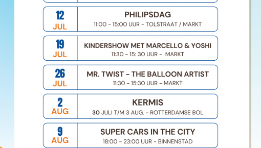 Waalzinnige Zomerzaterdagen 2025
